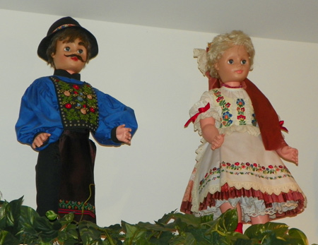 Hungarian Scout dolls at Hungarian Heritage Museum in Cleveland Ohio USA